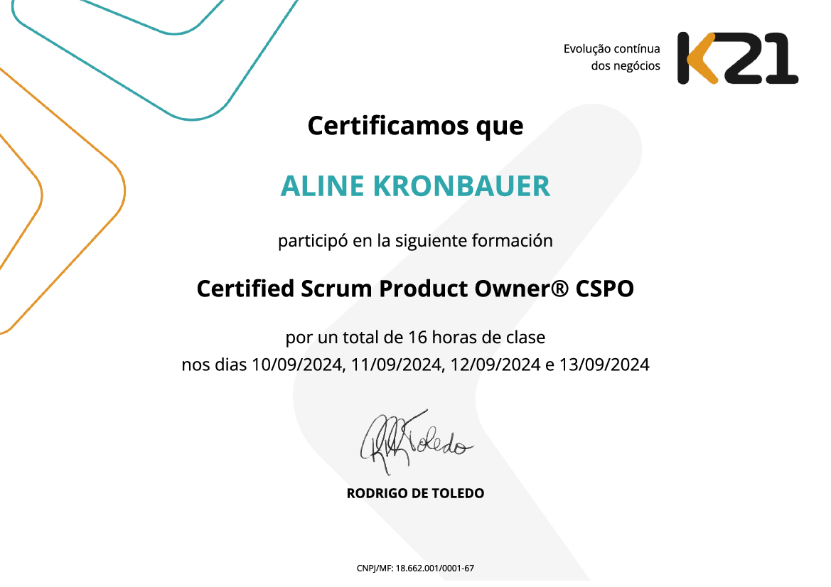 Certificado K21